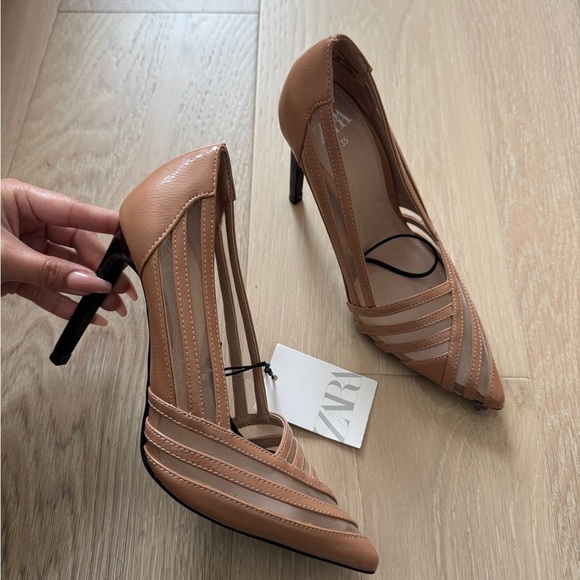 Zara Mesh Heels - Picture 2 of 6